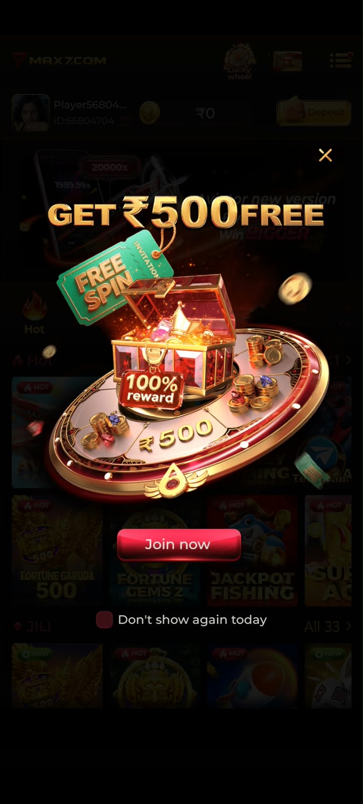 MAX7 Game online casino game