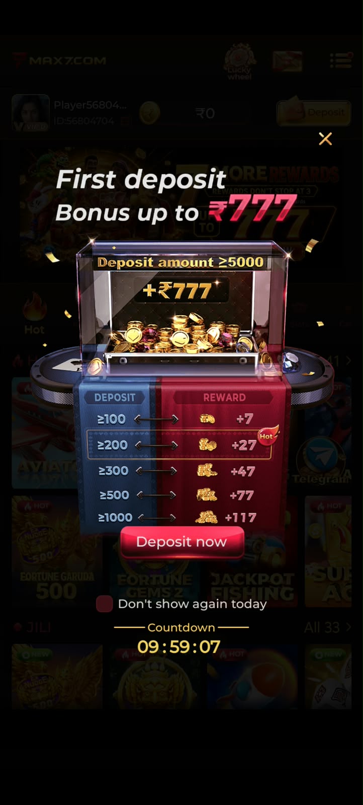 MAX7 Game online casino game